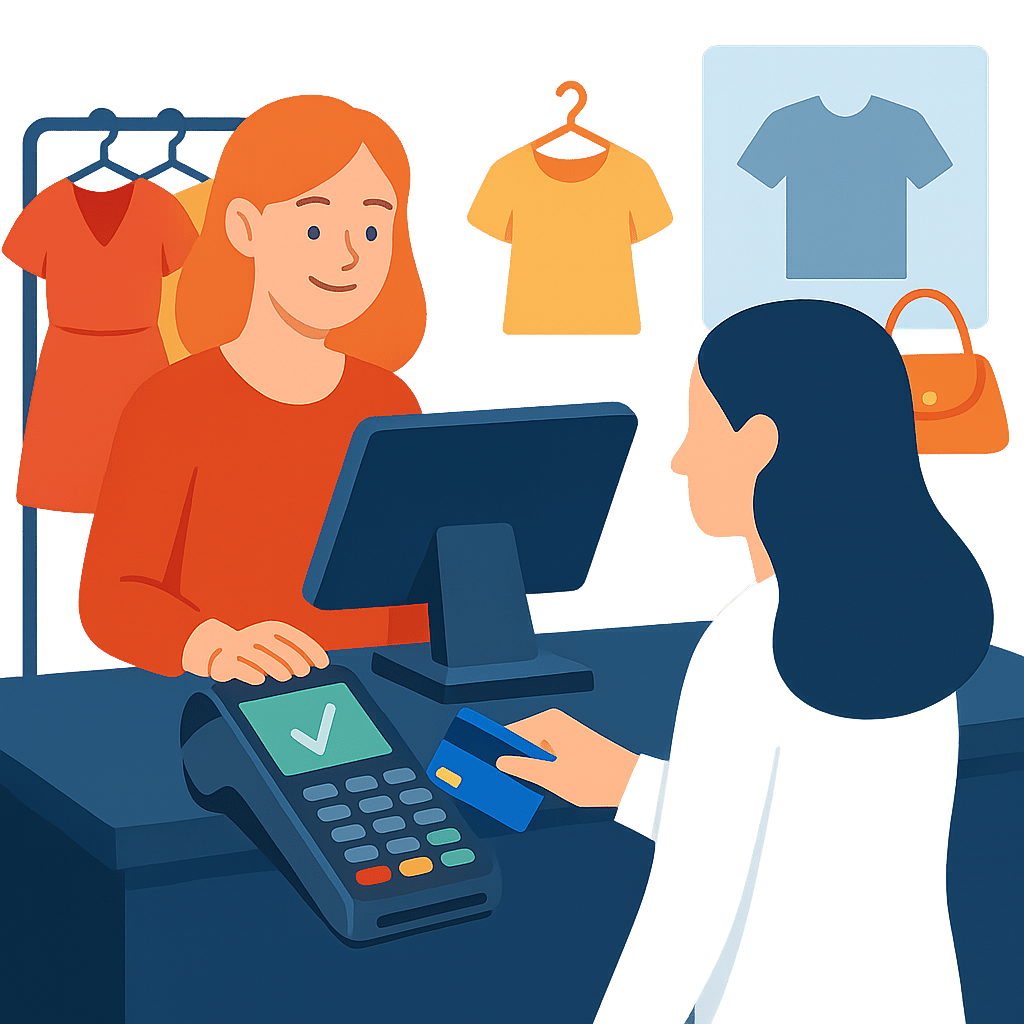 Payment Checkouts Clothings